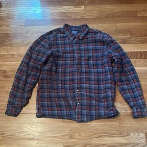 Prana - Lined‎ Flannel Shirt size M